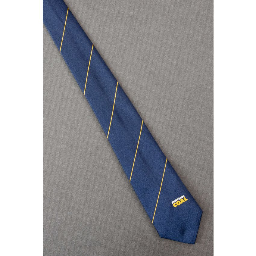 British Coal Company - 80's Skinny Striped Tie