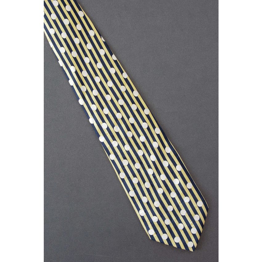 Marriage of Polka Dots & Stripes - Brand New Tie