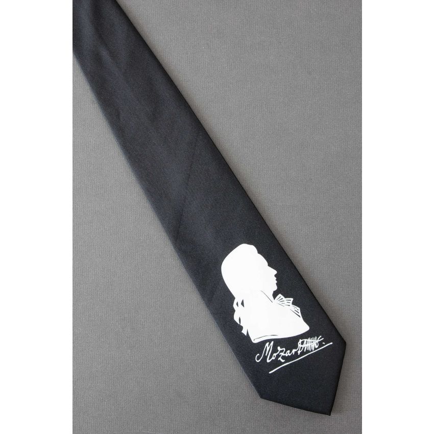 Wolfgang Amadeus Mozart Silhouette Necktie
