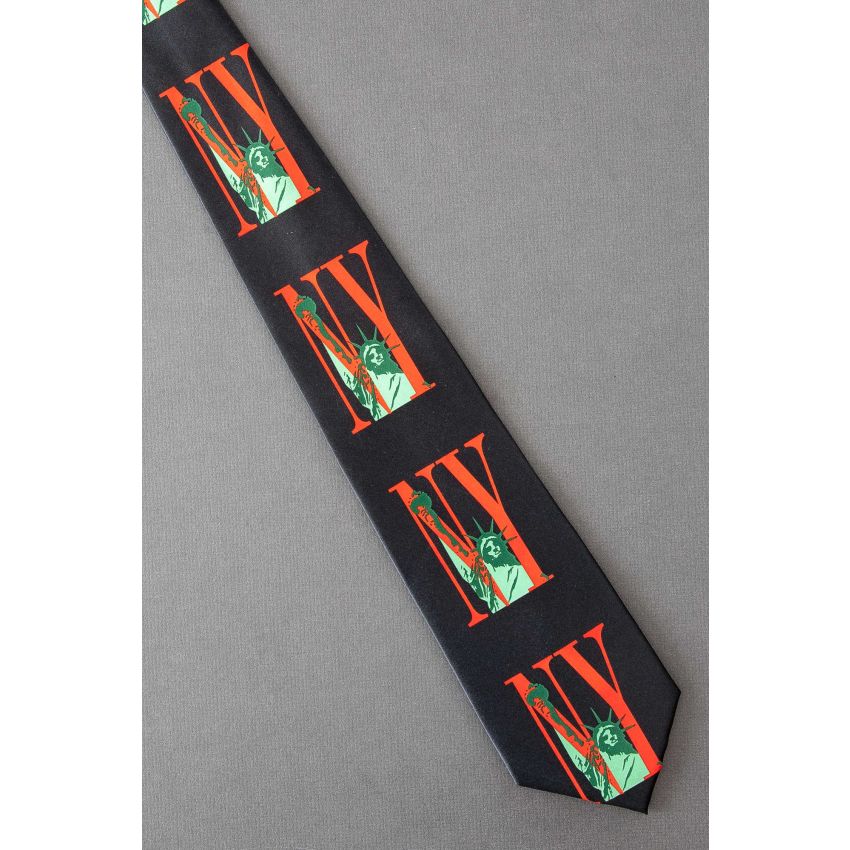 NY & Statue of Liberty - Iconic Landmark Necktie