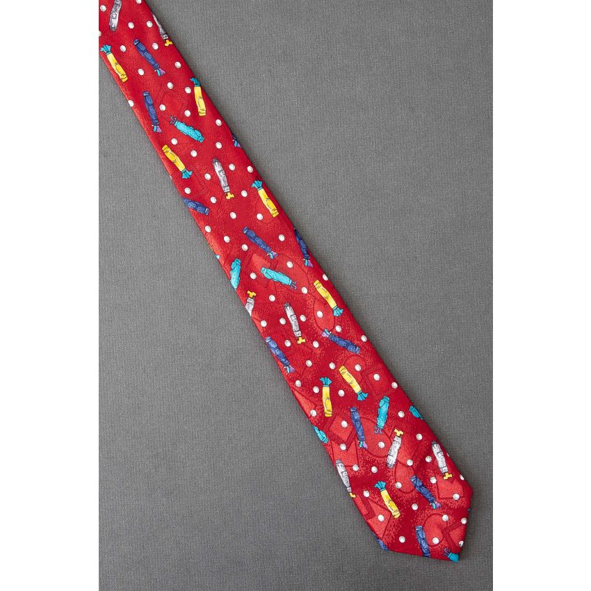Golf Balls & Bags - Boys Red Sports Necktie