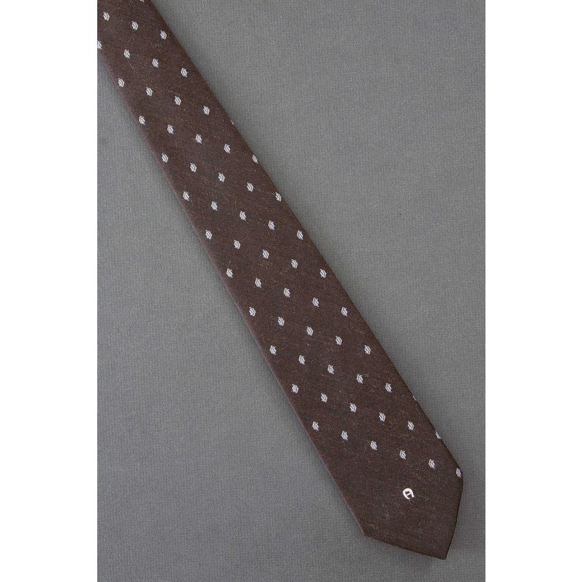 Unfinished Hexagons - Etienne Aigner Logo Tie