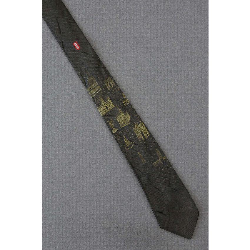 Monuments & Buildings of Milan, Italy - Thin Tie