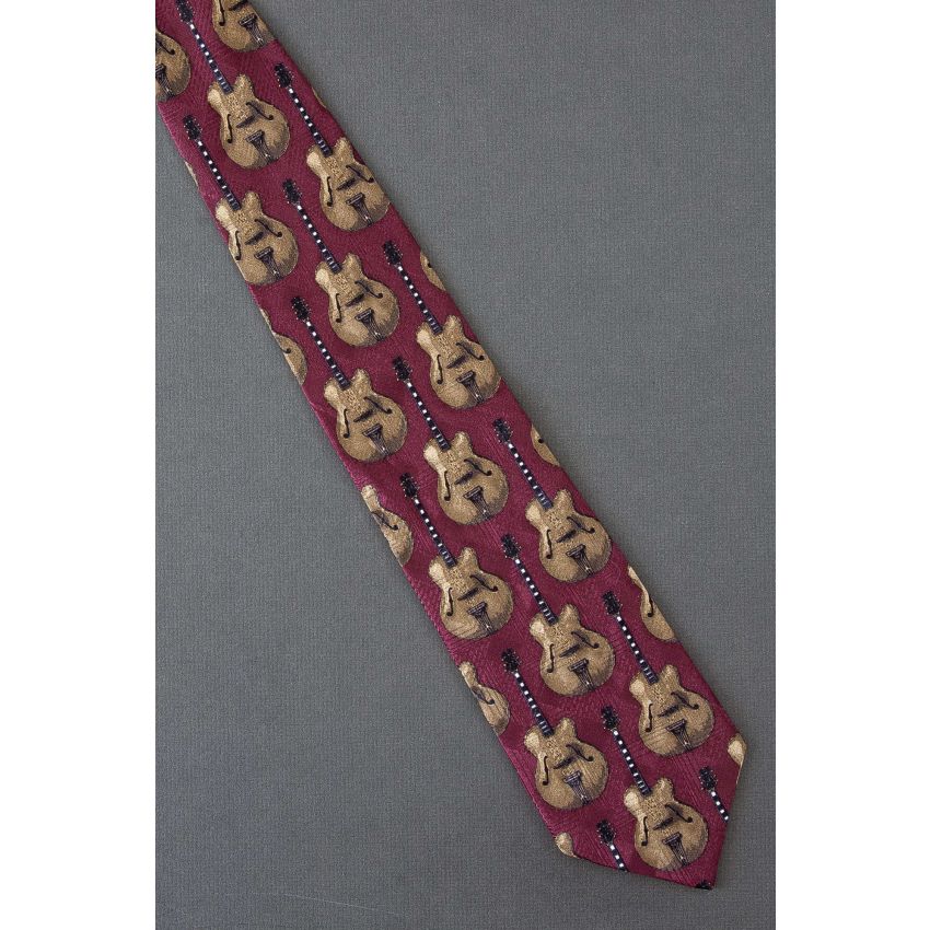 Electric Hollow Body Guitar - Music Necktie