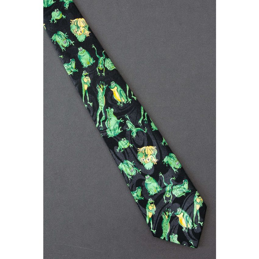 Toads & Frogs Everywhere - Black Tie