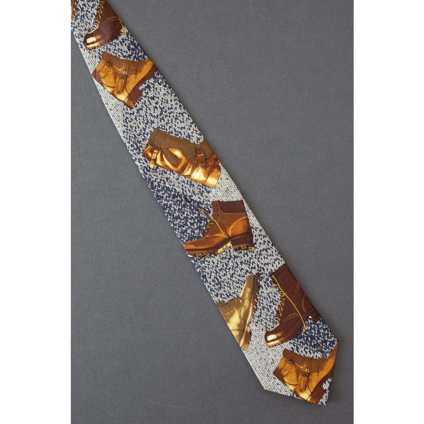 Various Men's Boots - Silk Structure Necktie