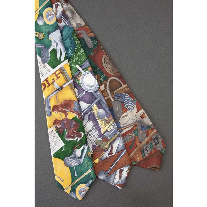 3 For $25 - Golfing Themed Collage - Ties