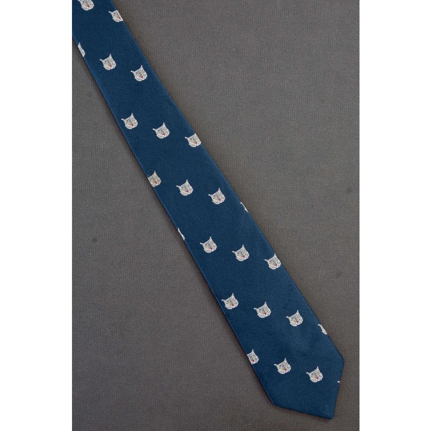 Bobcat Allover - 1980's Slim Vintage Necktie