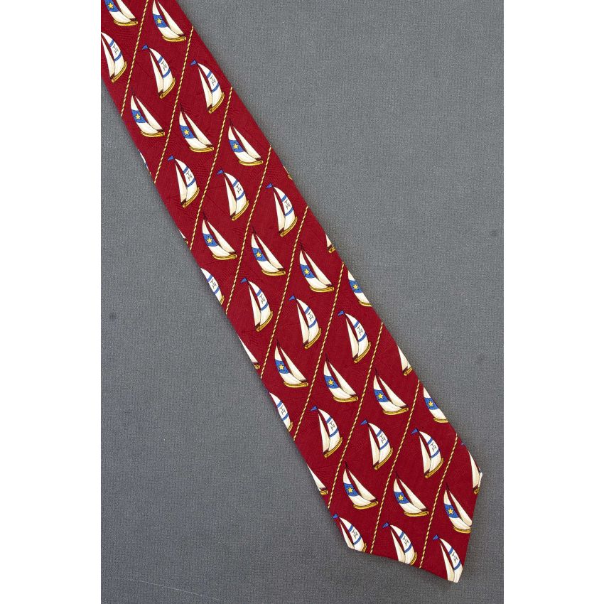 Sailboats & Rope Stripes - Tommy Hilfiger Necktie