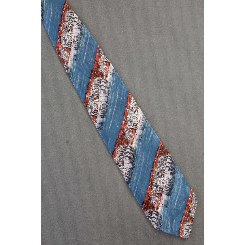 A Zeal of Zebras - Silk Endangered Species Tie