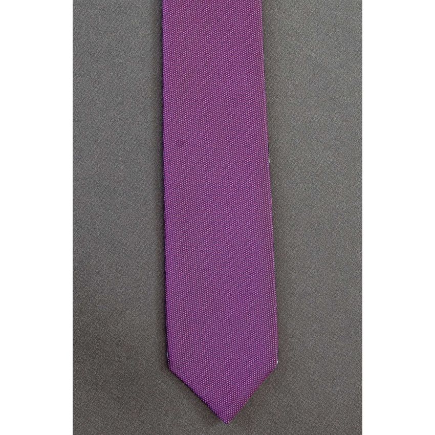 Stripes on One Side, Solid On Other - Reversible Tie
