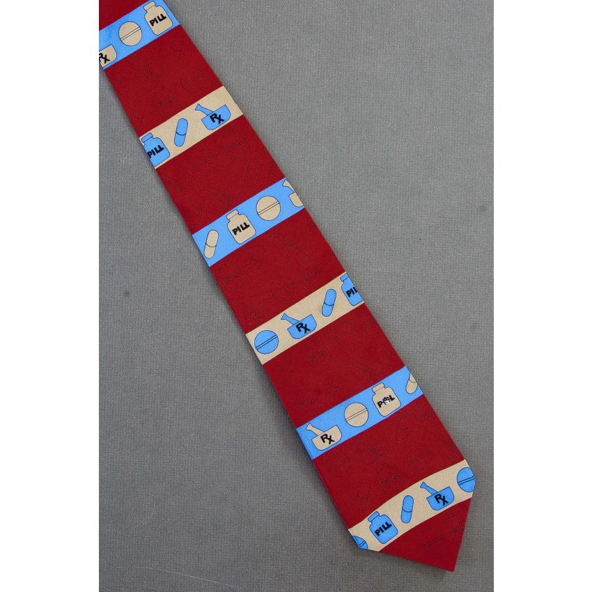 Filler Up - Vicky Davis Silk Pharmacy Drug Tie