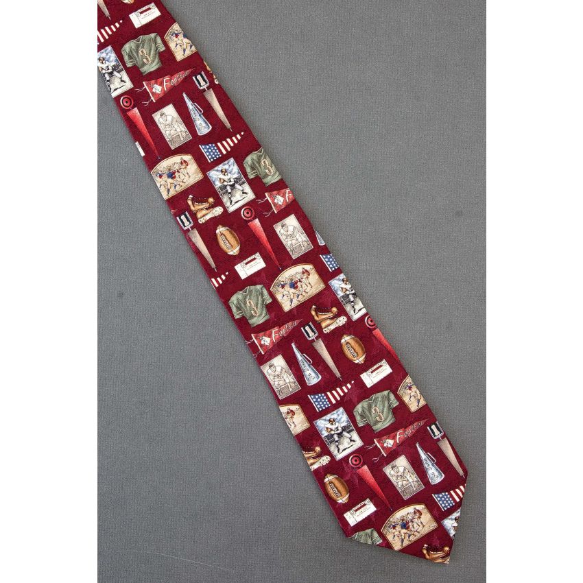 Football Nostalgia - Silk Americana Series Necktie