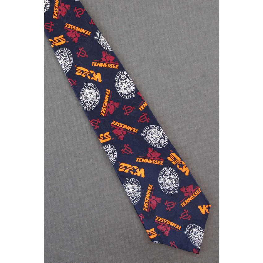 University of Tennessee - Navy Silk Collegiate Tie