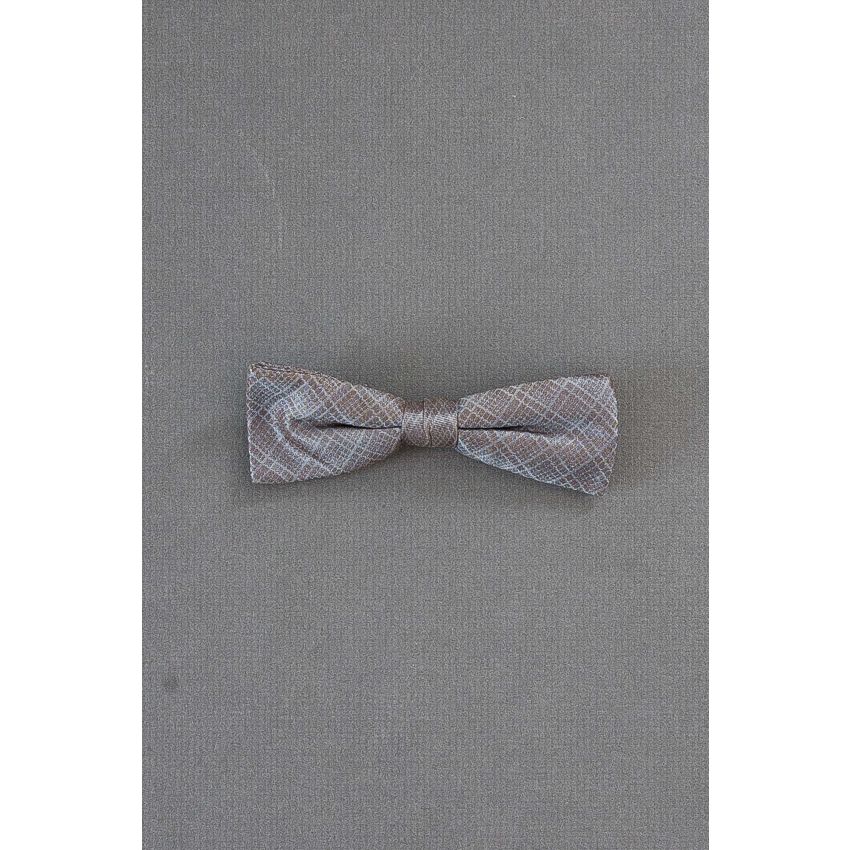 Gray Plaid - Pre-Tied Vintage Bow Tie