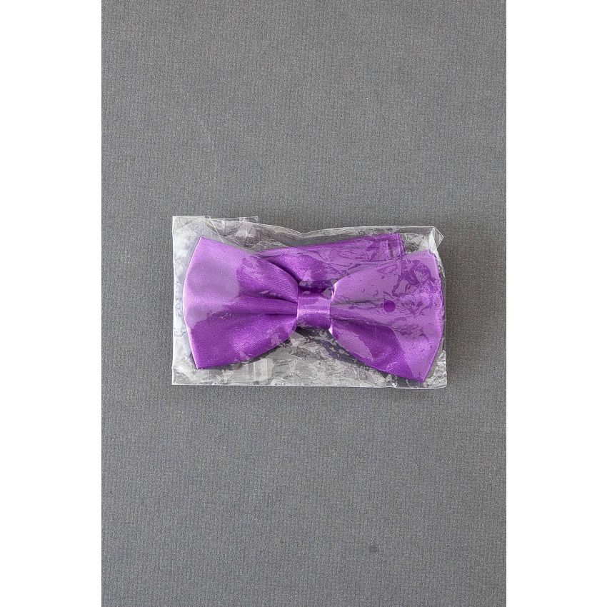 Solid Purple - Pre-Tied Adjustable Bow Tie
