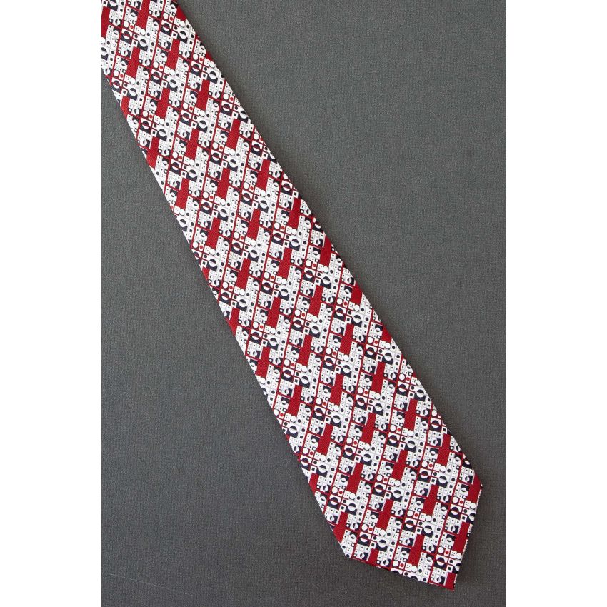 Quilts of Gee's Bend - Red Silk Neck Tie