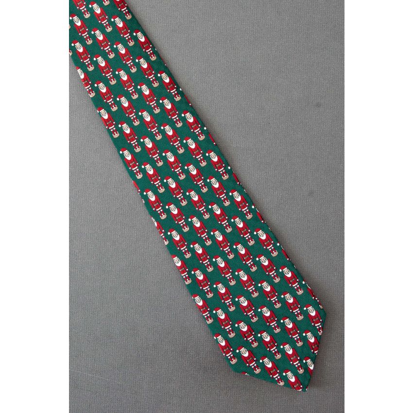 Santa Claus as a Push Button Puppet Necktie