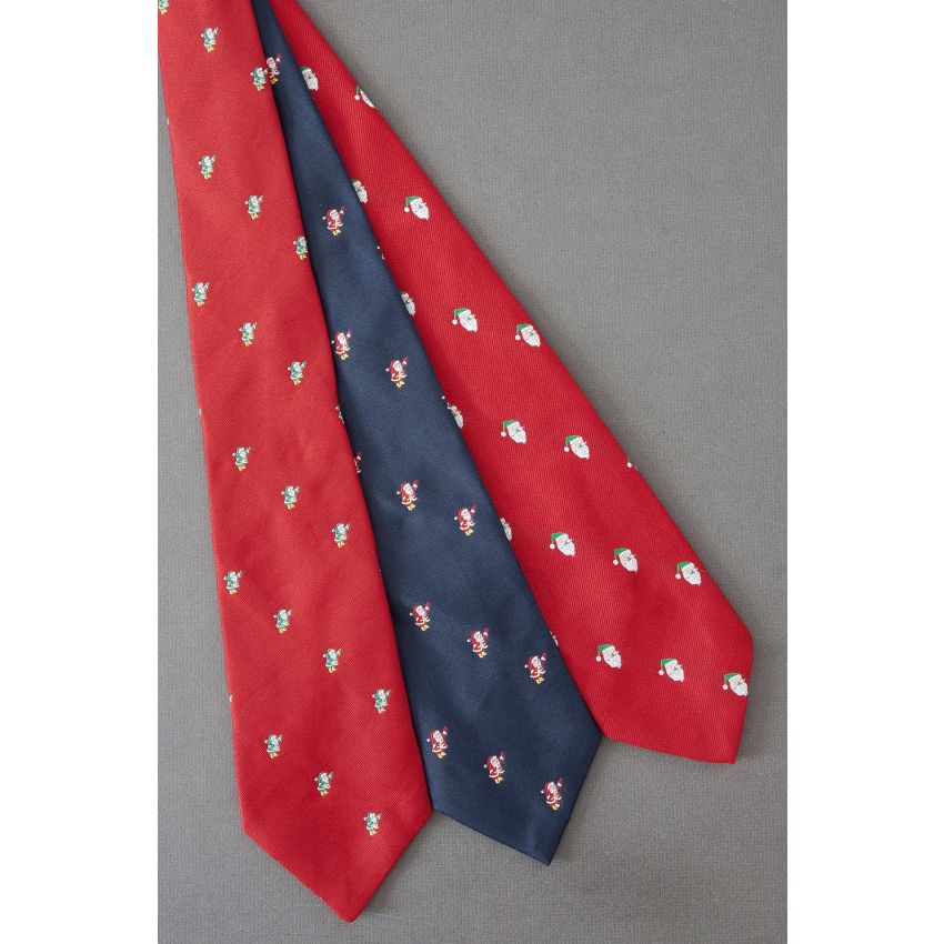3 For $25 - Santa Claus Theme Christmas Neckties