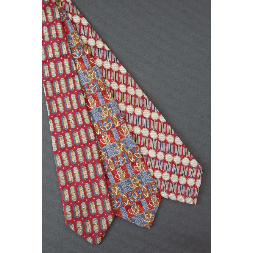 3 For $25 - Red Silk Robert Talbott Neckties
