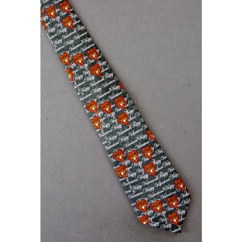 Happy Valentine's Day Balloons - Silk Necktie