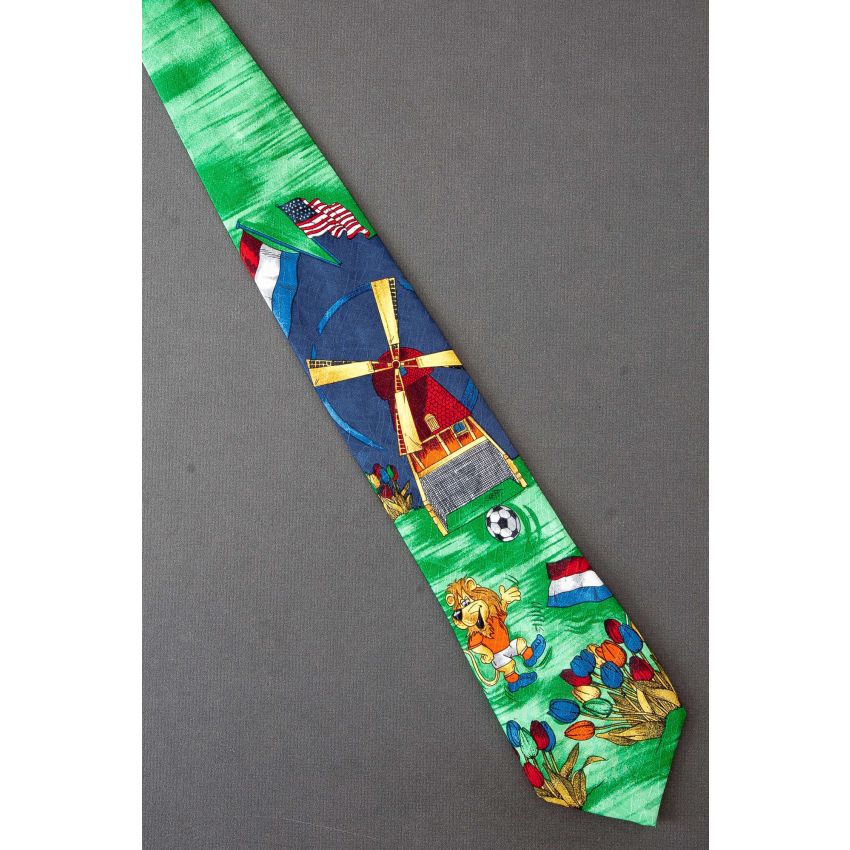 Netherlands Versus the US - Soccer Necktie