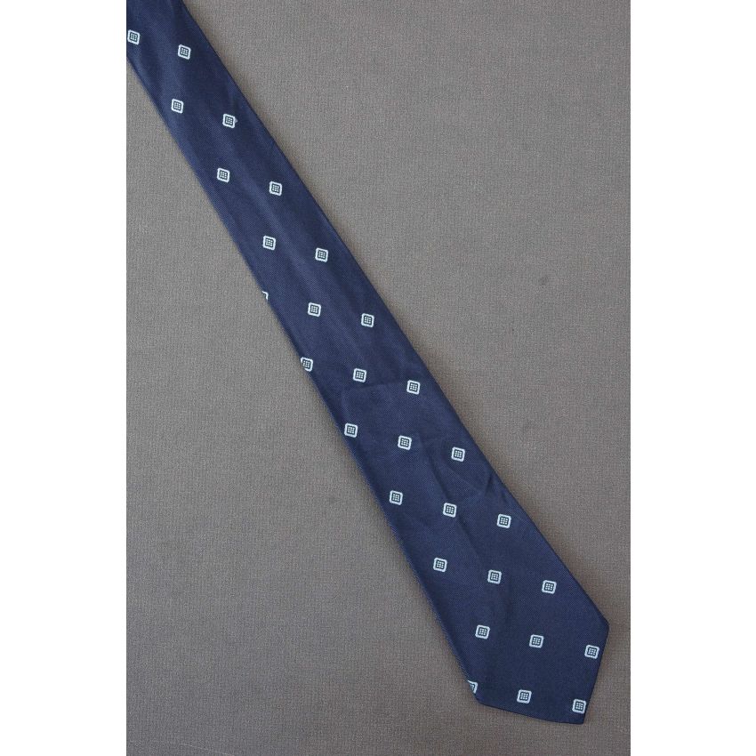 Blue Diamonds - 1940's 1950's Vintage Navy Tie