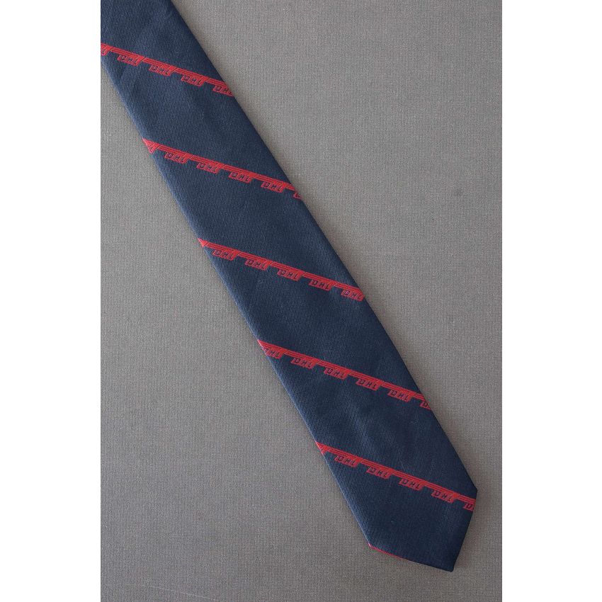 DHL Striped Repeat - 1980's Skinny Necktie