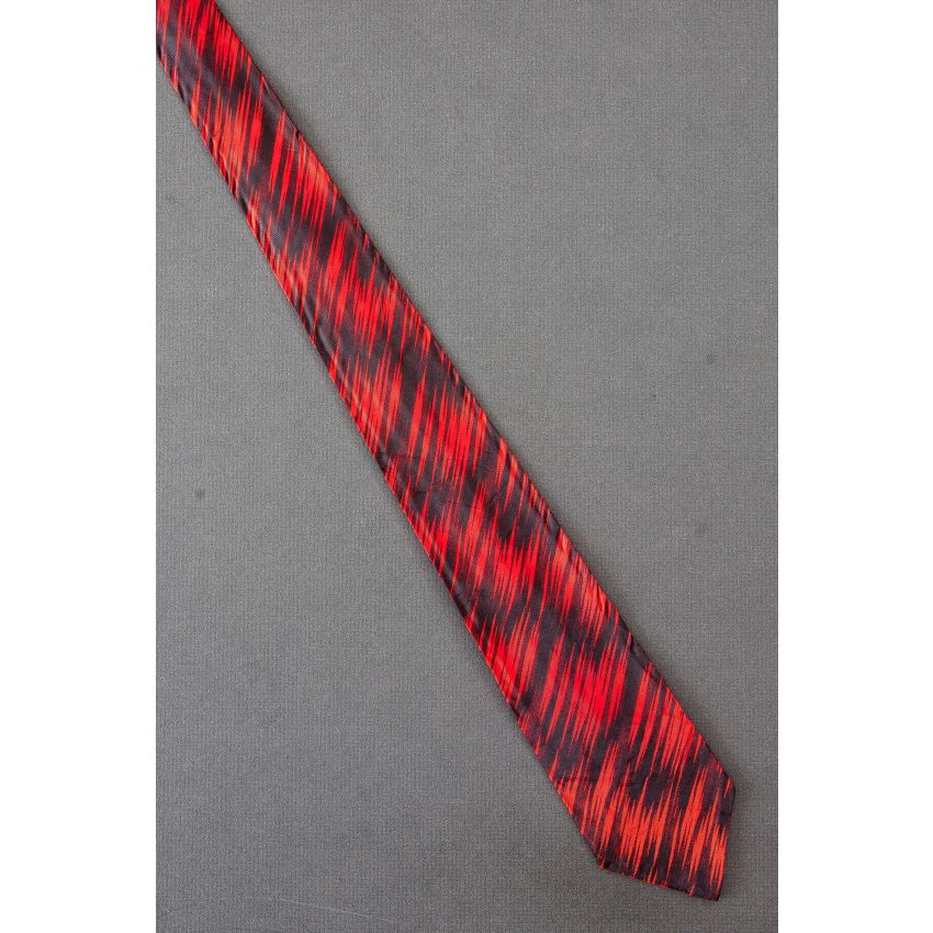 Electrified! 1950's Skinny Red & Black Necktie