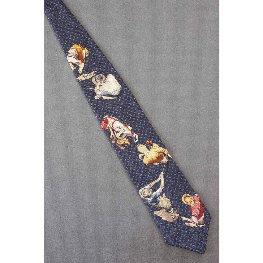 A Birds Eye View of A Group of Golfers Necktie