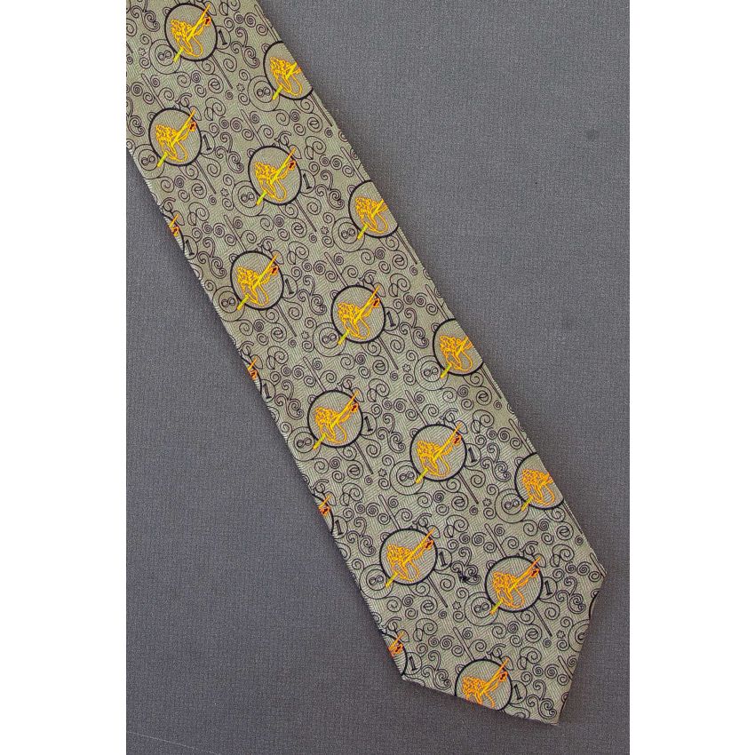 Pinup Girl With Pool Stick & Autograph Necktie