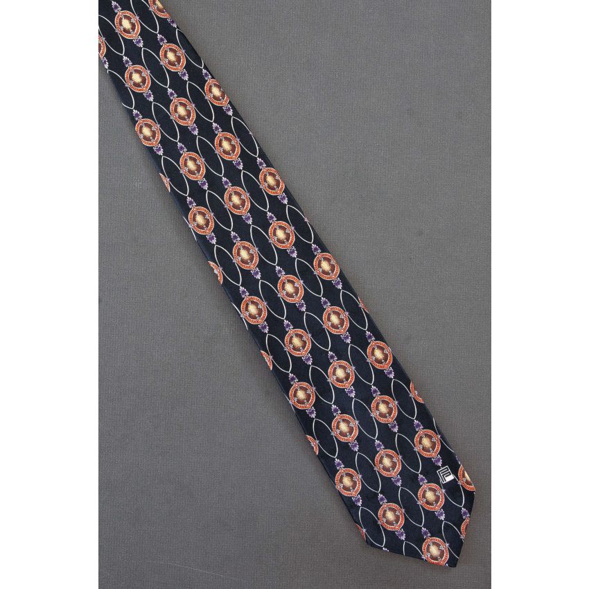 Ovals & Mirrors - Pierre Pacha Silk Logo Necktie
