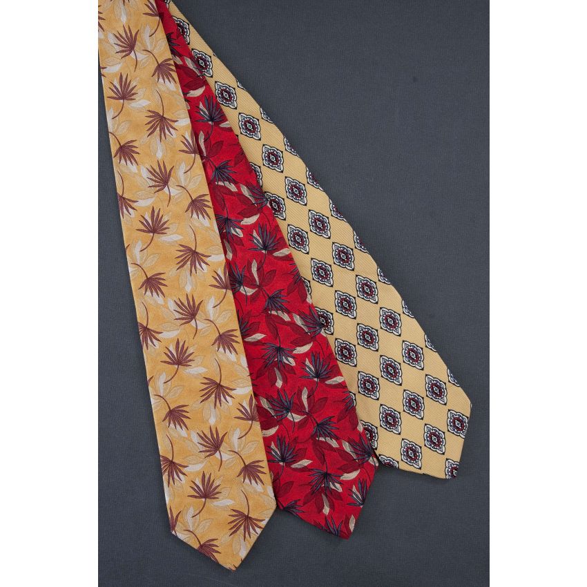 3 For $25 - Red & Yellow Leaves - Jos. A. Bank Ties