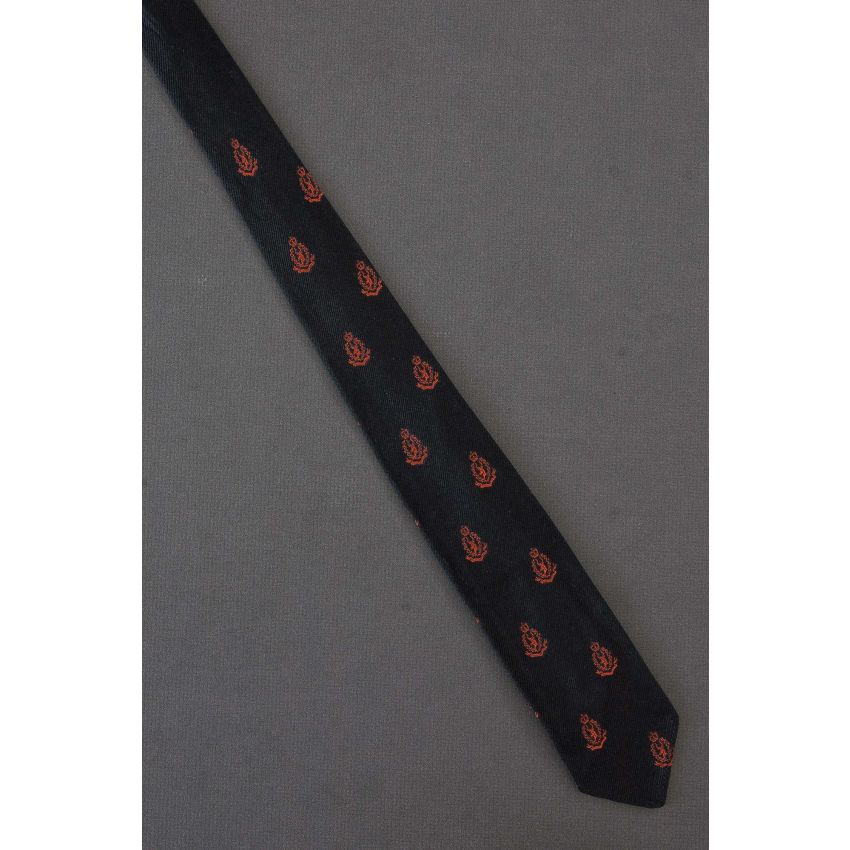 Kudu With Crown & Laurels - Skinny Crest Tie