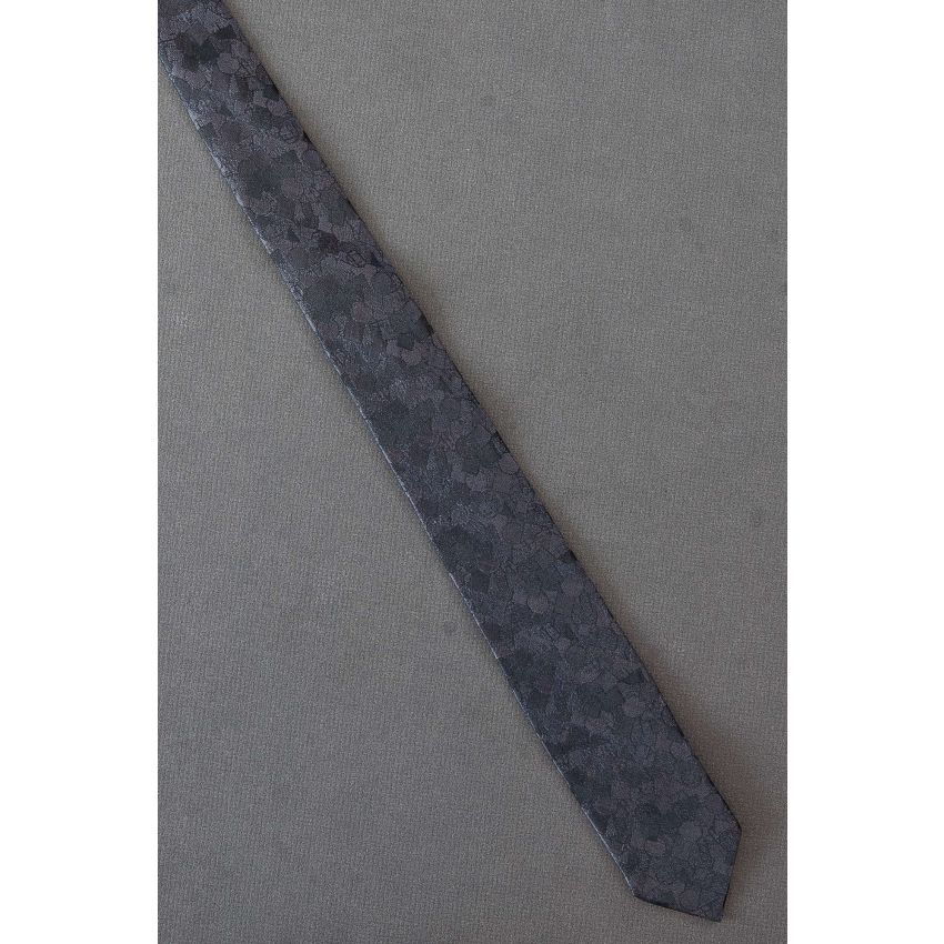 Overlapping Circles & Squares - Skinny Necktie
