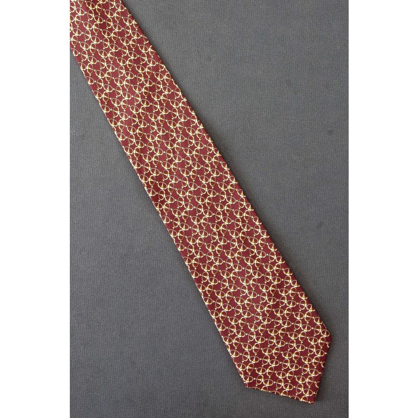 Connected Horse Tack - Red Silk Richel Necktie