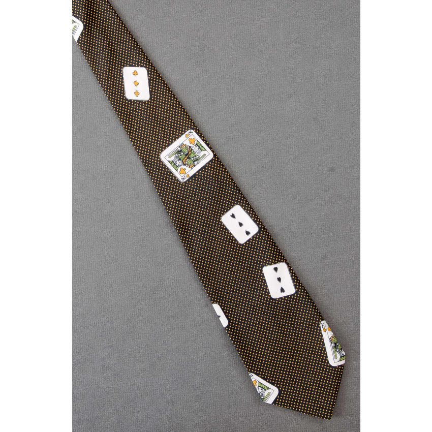 King of Clubs & Other Playing Cards - Necktie