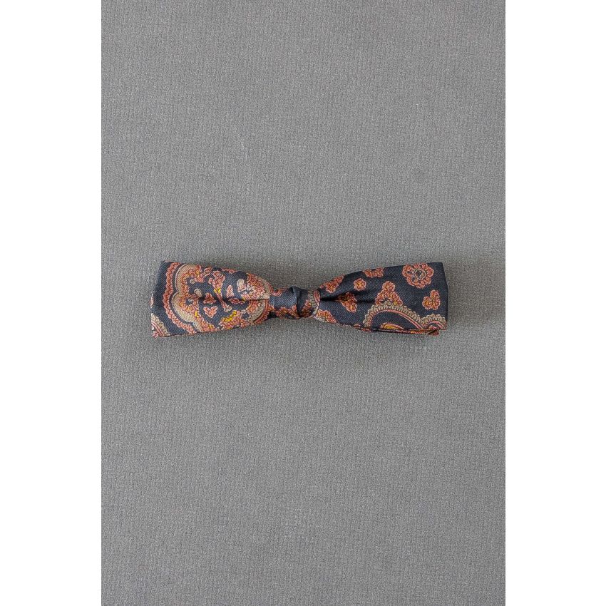 Non Symmetrical Design - Vintage Clip on Bow Tie