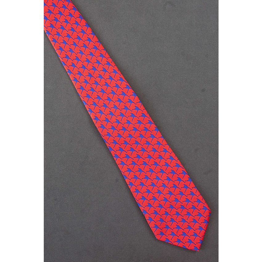 Silhouette of Guitar Players- Extra Long Tie