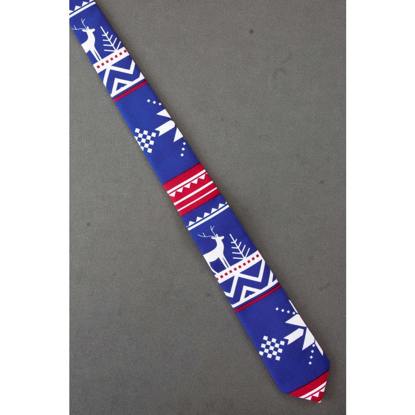 Reindeer & Seedling - Skinny Winter Necktie