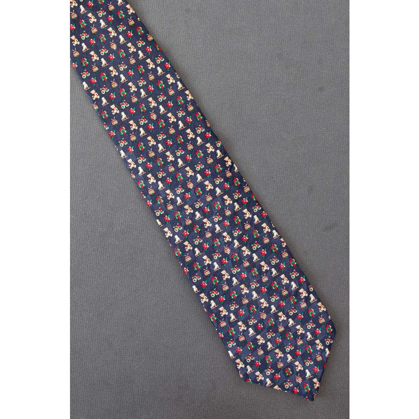 Trains, Skates, Drums & Teddy Bears - Xmas Tie