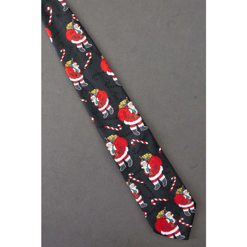 Santa Claus & Candy Canes - Christmas Tie