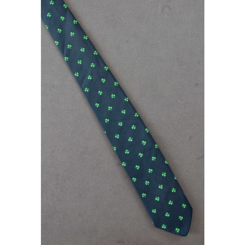 Three Leaf Clovers - Thin Saint Patrick's Day Tie