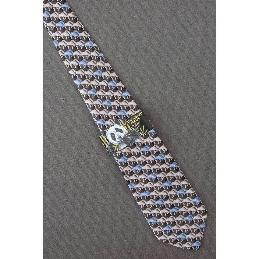 Blue & Gray Bears - New Endangered Species Tie