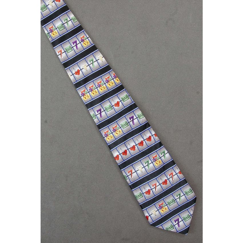 Slot Machine Reels - Silk Museum Artifacts Necktie