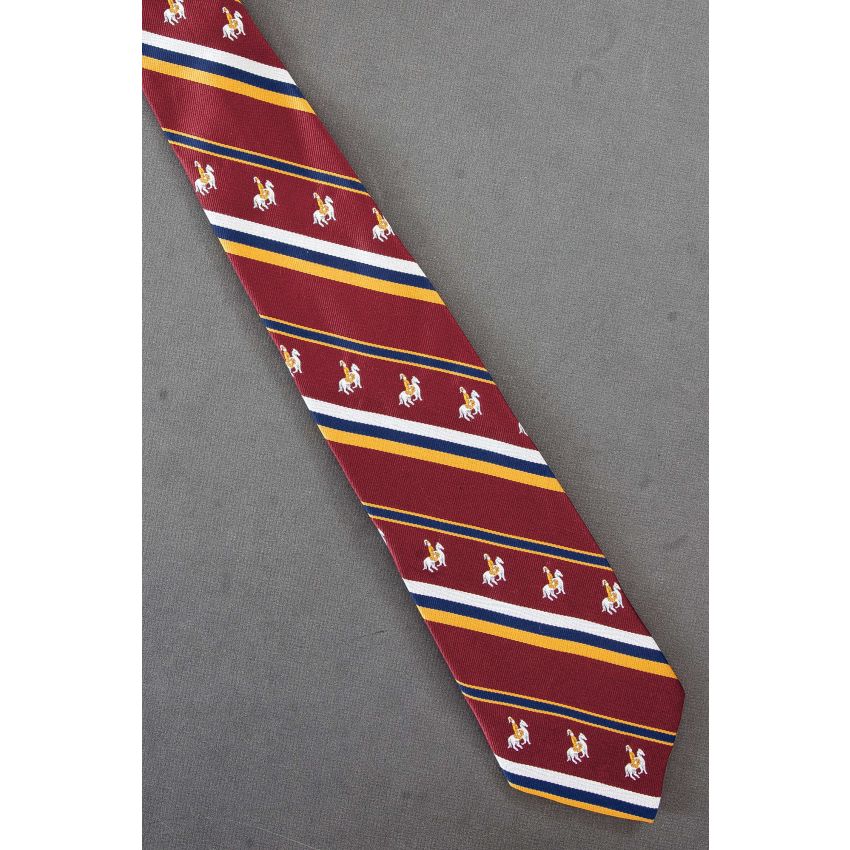 Men Wearing Fez Hats on Horses - Red Necktie