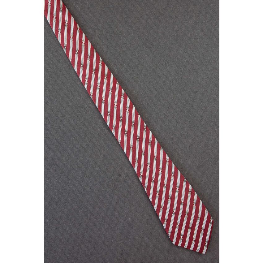 Stripes Made of Belts - Korean Airline Necktie