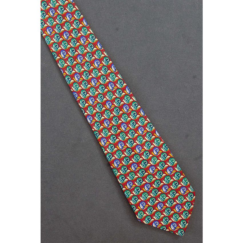 Slime of Snails - Red Silk Aquascutum Necktie