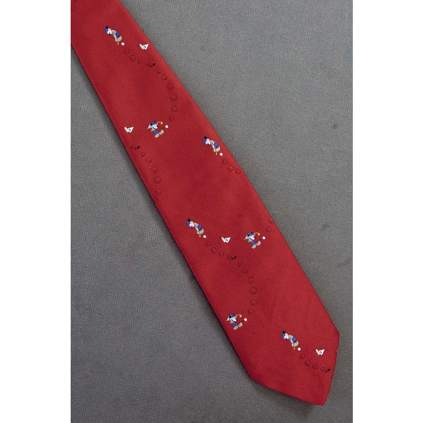 Mickey Mouse Golfs the First Hole - Disney Tie