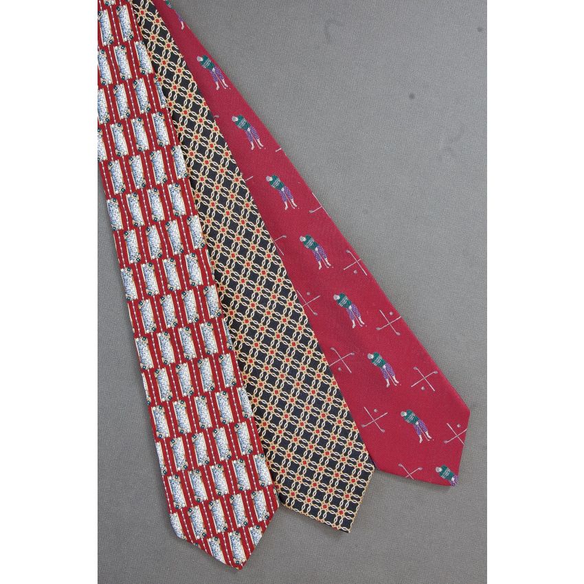 3 For $25 - Jos. A. Bank Silk Golf Themed Ties